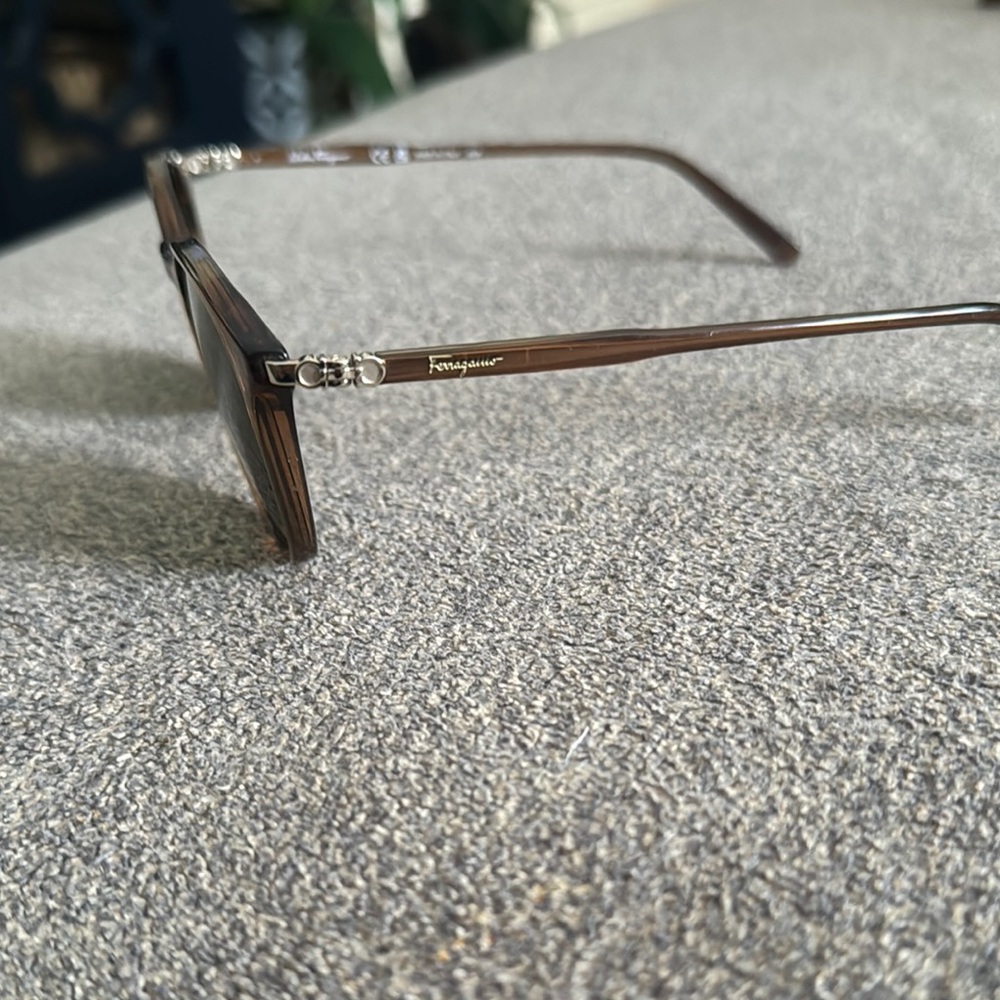 Salvatore Ferragamo Brown Sunglasses - Picture 2 of 10